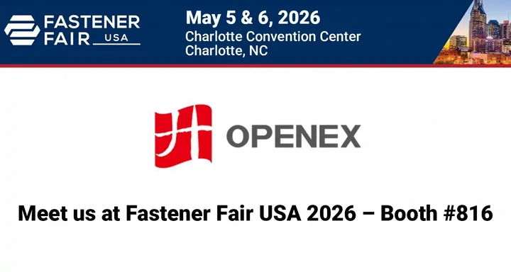 Join Openex Automation at Fastener Fair USA: Discover Zero-Defect Sorting Solutions (Booth 816)